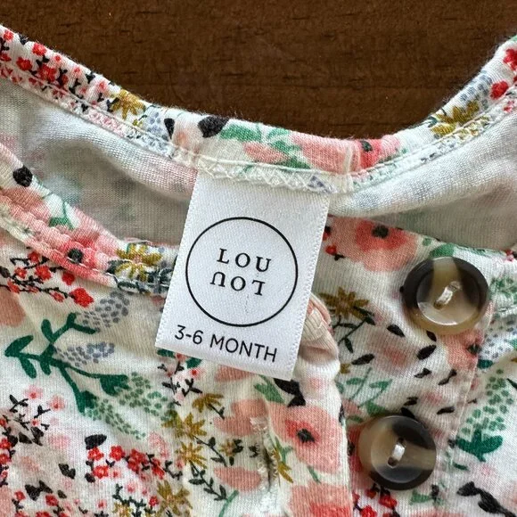 Lou Lou and Company Onesie Romper Sz 3-6 mon - Picture 2 of 3